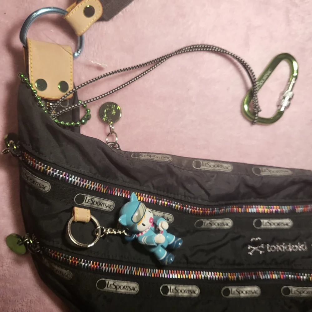 LeSportsac x Tokidoki Black Hobo Bag - Picture 2 of 11
